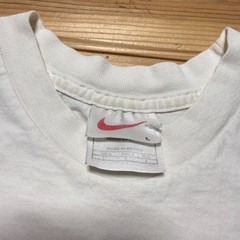 Vintage 90s Nike Embroidered Mini Center Swoosh Blank Long Sleeve Shirt – Large