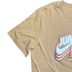 Air Jordan Jumpman Logo Brown T Shirt World Champions Mens L Crewneck