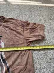 The Mountain Mens T-shirt Brown Cowboy Western Horse Wild West Tee Size XL
