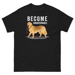 Unruly Dog Funny Rebel Pet Lover Graphic T-Shirt