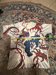 Vintage 1993 Marvel Comics Venom shirt, Single stitch, flaws shown in pictureS