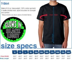 GRATEFUL DEAD-SYF BLACKLIGHT-GLOWS N BLACKLIGHT-T-SHIRT S-M-L-XL-XXL,5X Garcia