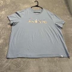 Jordan Shirt Mens 3XL Blue Flight Championship Rings Graphic Tee Basketball