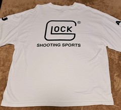 Glock Shooting Sports T shirt Men’s 2XL White Long Sleeve USA AUSTRIA Pistol Tee