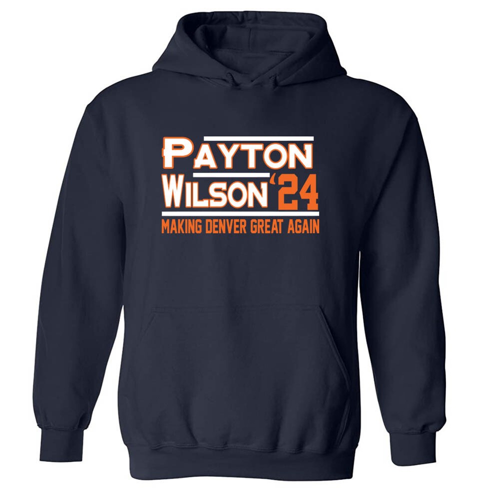 Sean Payton Russell Wilson Denver Broncos 2024 CREW HOODED SWEATSHIRT