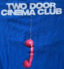 2019 Two Door Cinema Club ‘False Alarm’ Telephone Shirt, Blue, Men’s XL