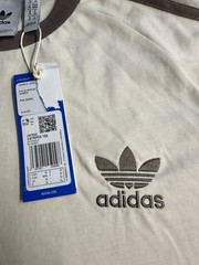 Retro Adidas Originals 3 Stripes California T Medium Wonder White Beige BNWT