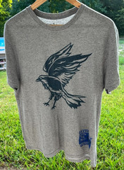 HARRY POTTER ~ RAVENCLAW ~ QUIDDITCH HOGWARTS 07 GRAY T-SHIRT ~ SIZE XL
