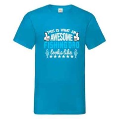 Fishing Awesome Fishing Dad Humour Novelty T Shirt Various Colours And Sizes