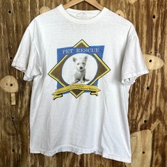 Vintage Pet Rescue Shirt 90s Dogs & Cats Rescue Shirt Size small