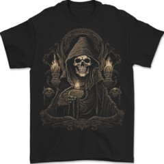 Gothic Grim Reaper Goth Heavy Metal Skull 3 Mens T-Shirt 100% Cotton