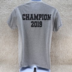 Gildan DryBlend T-Shirt Gray Short Sleeve Size Medium (see photo for flaw)