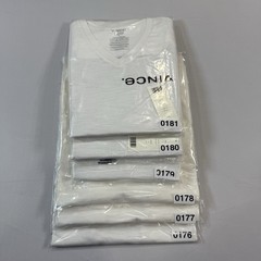 Vince Slub Cotton V-neck Designer T-Shirt Size Small NWT $65