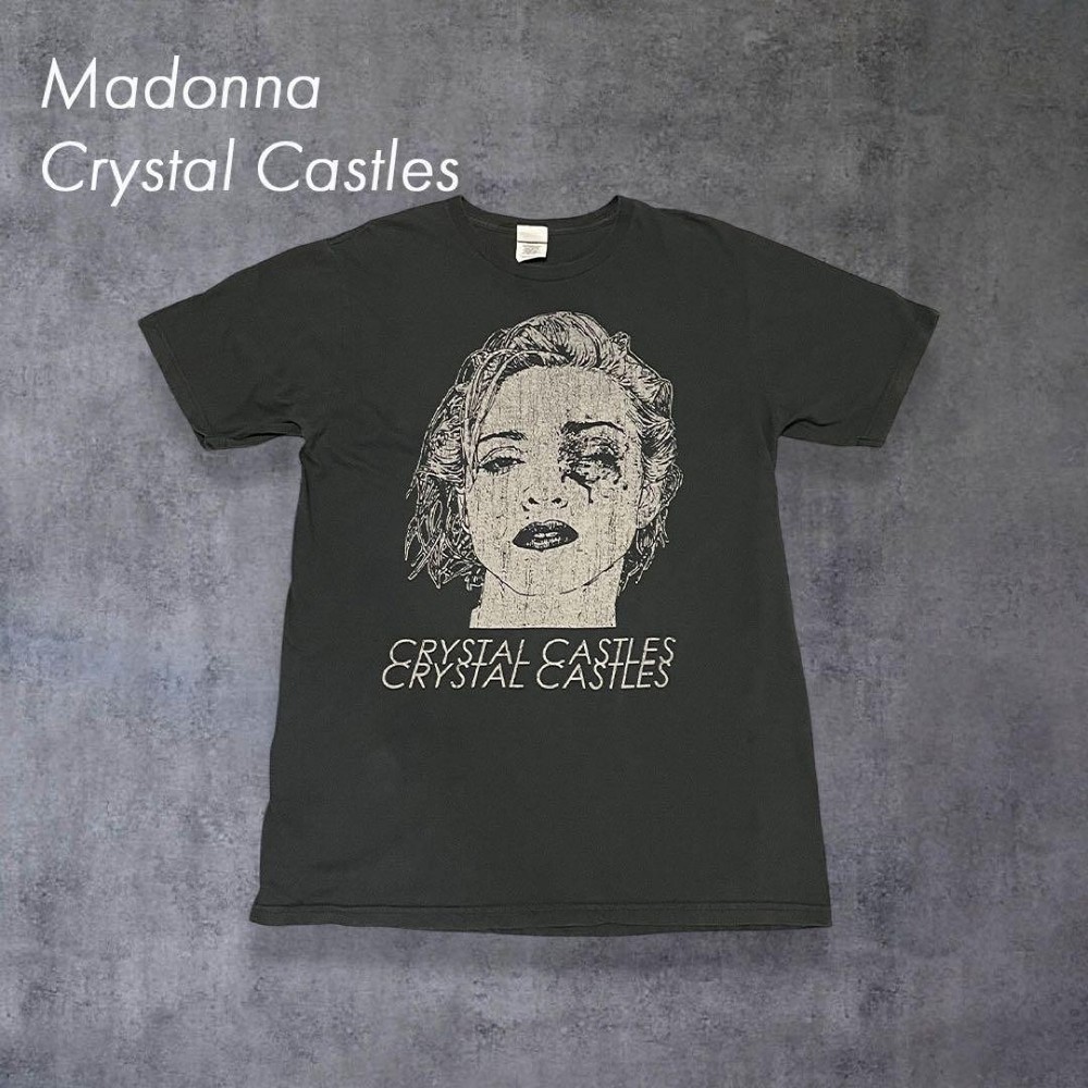 Rare Crystal Castles Madonna T-Shirt L Banned Used