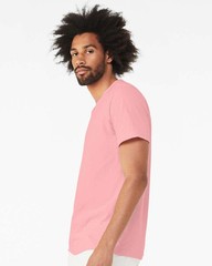 🔥 BELLA + CANVAS Unisex Jersey V-Neck Tee Short Sleeve Shirt 3005 Pink XS
