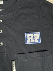 Crude Shirt Men XL Dark Navy Blue CAT2 Work Henley Workwear Fire Resistant Tall