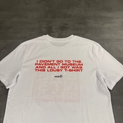 MUBI Pavement Museum T Shirt Mens M White Indie Punk Rock Band Documentary Promo