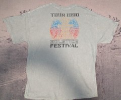 Solstice Festival Shirt Mens XL Green Tour 1990 Graphic Music Tee Mighty Fine