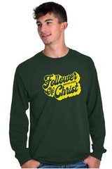 Christian Strong Rep For Jesus Religious Long Sleeve Tshirt for Men or Women