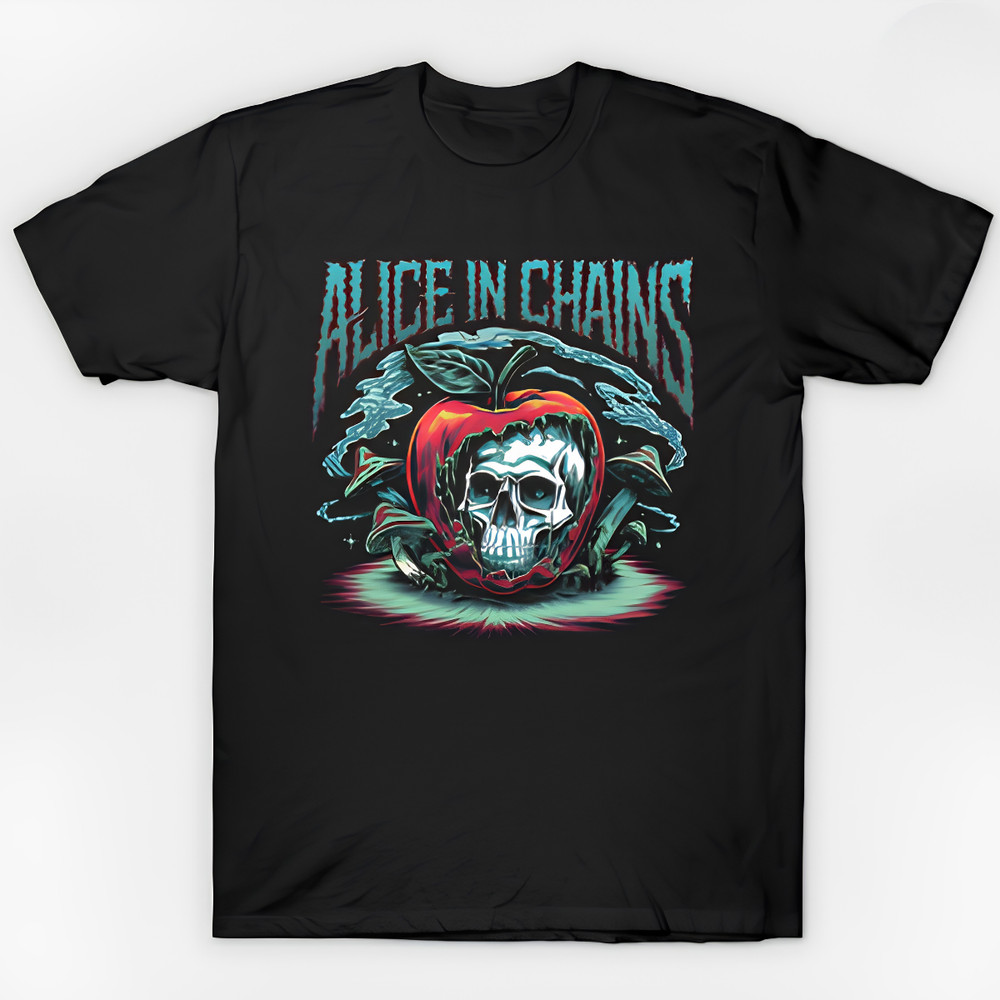 ALICE IN CHAINS – APPLE AND SKUL T-Shirt