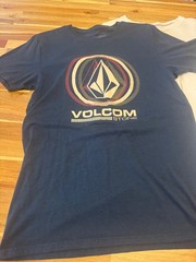 Volcom & Hurley Men’s Graphic T-Shirt Bundle Lot 3 Surf Skate Casual Tees M