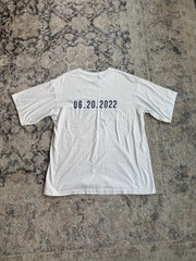 HUMAN MADE Men’s White Graphic Print Jersey Cotton T-Shirt XL Logo Crew Neck