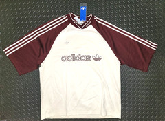 NEW MENS ADIDAS ORIGINALS OVERSIZE PREMIUM TREFOIL JERSEY SHIRT ~MEDIUM #JV7600