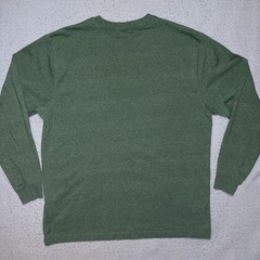 Carhartt Long Sleeve Logo T shirt Men’s Large Loose Fit K231 Green
