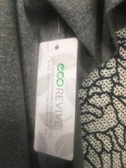 Augusta Sportswear EcoRevive Unisex M Hood T-Shirt Gray Short Sleeve Pockets NWT