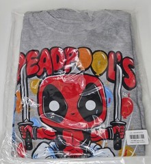 Nerdy Thrity Deadpool In Cake Loot Crate Pop Tees T Shirt Adult Size 2XL NEW