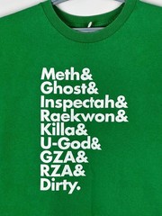 Vintage 90’s Wu Tang Clan Hip Hop Band Mambers T-shirt Size L