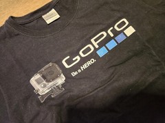 Gopro Shirt Gildan Ultra Cotton Ladies Size Medium GoPro Tee T-Shirt Black