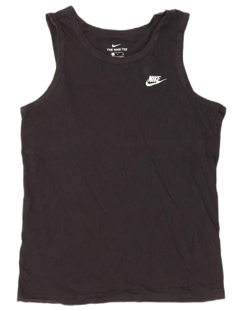 Nike Mens Vest Top Small Black Cotton DM37