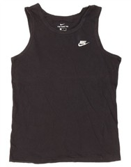 Nike Mens Vest Top Small Black Cotton DM37