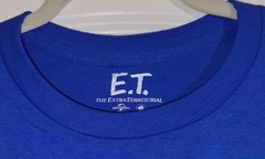 E.T. The Extra Terrestrial Blue Adult Graphic T Shirt S Small NEW Loot Crate ET