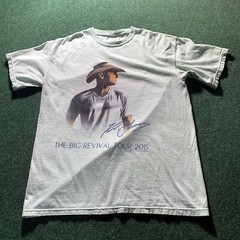 Kenny Chesney t shirt adult MED Country Music 2015 The Big Revival Tour Rodeo