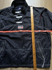 Converse Navy Stitch Logo Patch Old Skool Half-Zip Pullover Anorak XL
