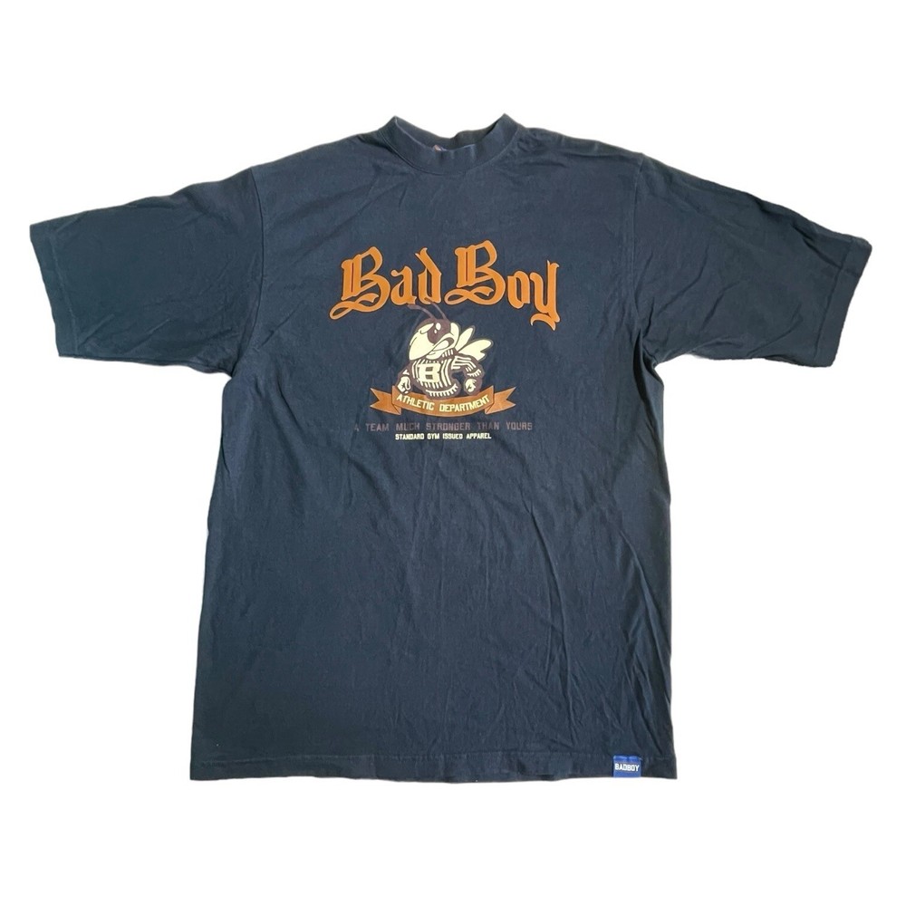 Vintage Graphic Bad Boy Entertainment Y2K T-Shirt Large P Diddy Puff Daddy Rare