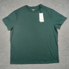 Goodfellow Shirt Mens XL Green Standard Regular Crewneck Basic Blank Plain New