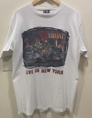 Vintage Nirvana Kurt Cobain MTV Live In New York Unplugged 1995 Size XL 23x30in