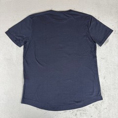 Buck Mason Pima Curved Hem Tee Mens Medium Dress Navy Blue $48 USA New NWT