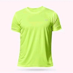 Unisex Atheltic Cut, Training Shirt Breathable Elastic Fitness Gym T Shirt