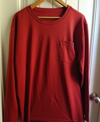 Dickies XL Mens Long Sleeve Burnt Orange POCKET Heavyweight Workwear Hunting