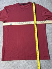 Public Rec Mens Medium Go-To Crew Tee Long Sleeve T Shirt Athletic Pullover Red