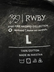 RWBY Yang Xiao Long 2020 Fire Hazard Collection Warning LG 20.5” X 28” Anime