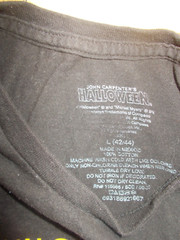 JOHN CARPENTER’S HALLOWEEN LOGO IMAGE T-SHIRT SIZE LARGE LIGHTLY USED FROM 2015