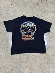 Def Leppard 2024 Summer Stadium Tour Black Rock Band T-Shirt Size X-Large