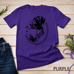 Funny Proud German Shorthaired Pointer hunting dog portrait Unisex T-shirt