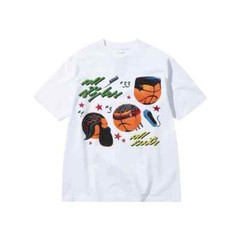 Market Studios Classic Cuts Tee White Graphic Print Mens Size Medium