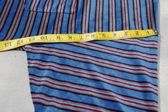 Vintage 90s Santana Striped Pocket T-Shirt Men’s L Acrylic Grunge Skater Surfer